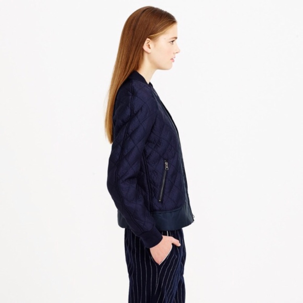 Like New JCrew Bomber - Picture 3 of 5